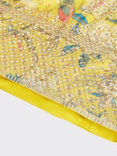 Load image into Gallery viewer, Mustard colour Organza Floral design digital print Semi-Stitched Lehenga choli &amp; Dupatta ClothsVilla