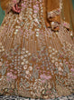Load image into Gallery viewer, mustard Elegant Multi-Color Sequin Embroidered Net Lehenga Choli Dupatta ClothsVilla