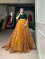 Mustard Organza Lehenga Co-ord Set for Effortless Elegance ClothsVilla
