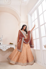 Load image into Gallery viewer, Shimmering Mustard Party Wear Lehenga Choli Set - Embroidered Elegance ClothsVilla
