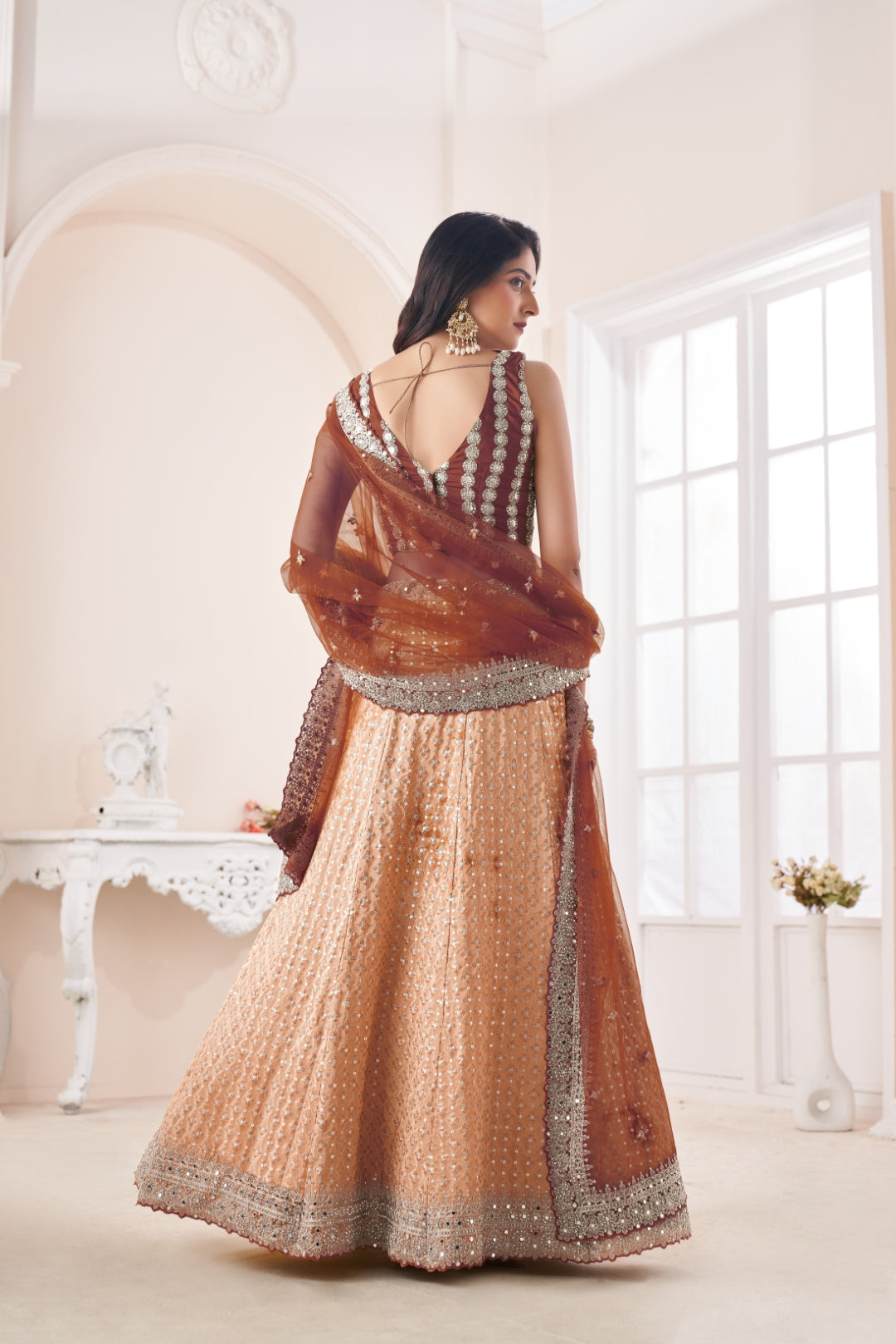 Shimmering Mustard Party Wear Lehenga Choli Set - Embroidered Elegance ClothsVilla