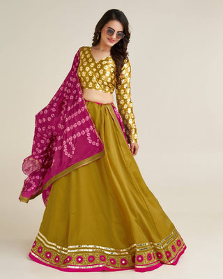 Mustard Radiant Navratri Chaniya Choli – A Vibrant Festive Delight Clothsvilla
