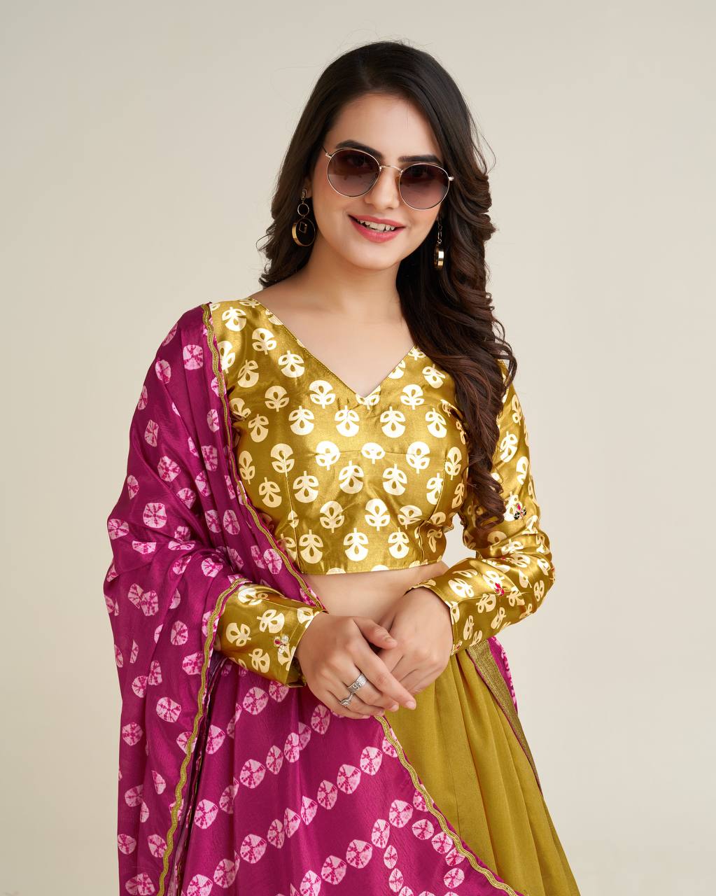 Mustard Radiant Navratri Chaniya Choli – A Vibrant Festive Delight Clothsvilla