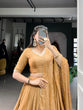 Load image into Gallery viewer, Mustard Timeless Elegance – Pure Chanderi Lehenga Set with Zari Border &amp; Sequin Embellished Dupatta ClothsVilla