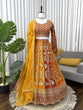 Load image into Gallery viewer, Mustard Yellow Designer Faux Georgette Lehenga Choli with Dupatta ClothsVilla