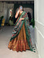Traditional Mustard Zari Weave Lehenga Choli Set ClothsVilla