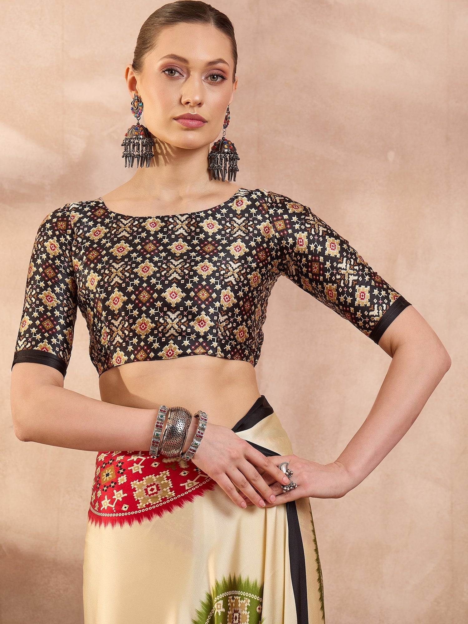 Navisha Lightweight Semi Modal Saree for Festive Occasions ClothsVilla