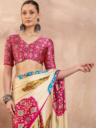 Navisha Lightweight Semi Modal Saree for Festive Occasions ClothsVilla