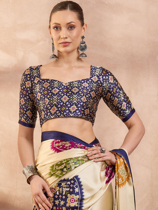 Navisha Lightweight Semi Modal Saree for Festive Occasions ClothsVilla