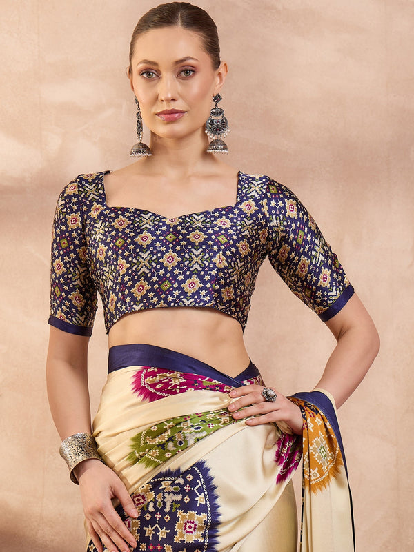 Navisha Lightweight Semi Modal Saree for Festive Occasions ClothsVilla