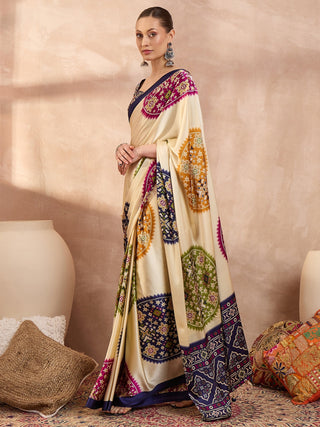 Navisha Lightweight Semi Modal Saree for Festive Occasions ClothsVilla
