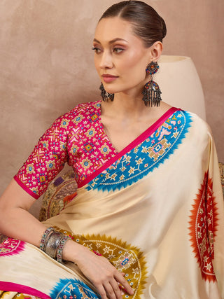 Navisha Lightweight Semi Modal Saree for Festive Occasions ClothsVilla