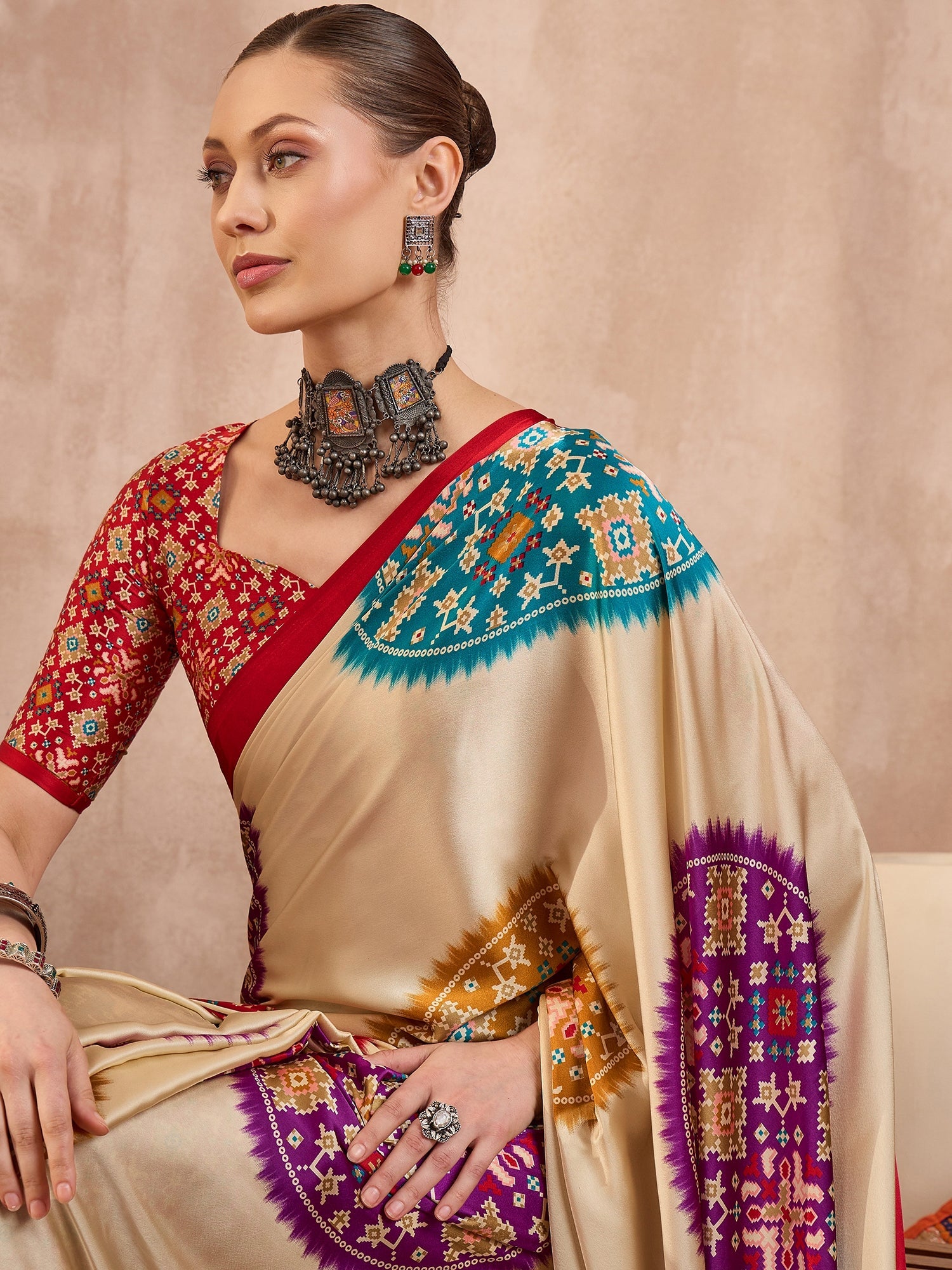 Navisha Lightweight Semi Modal Saree for Festive Occasions ClothsVilla