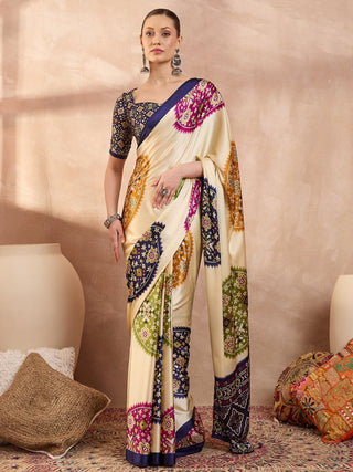 Navisha Lightweight Semi Modal Saree for Festive Occasions ClothsVilla