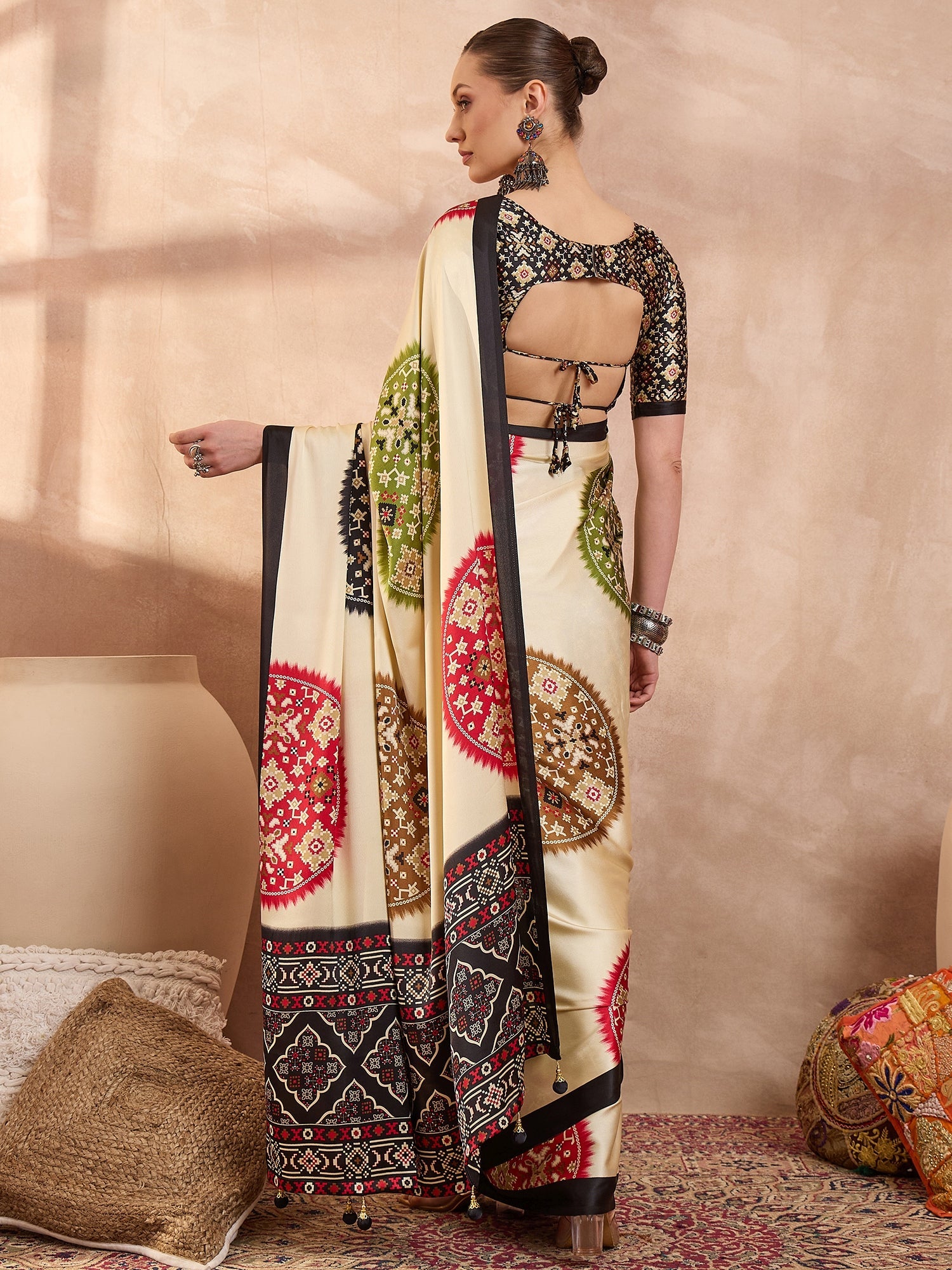Navisha Lightweight Semi Modal Saree for Festive Occasions ClothsVilla