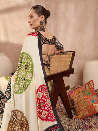 Navisha Lightweight Semi Modal Saree for Festive Occasions ClothsVilla