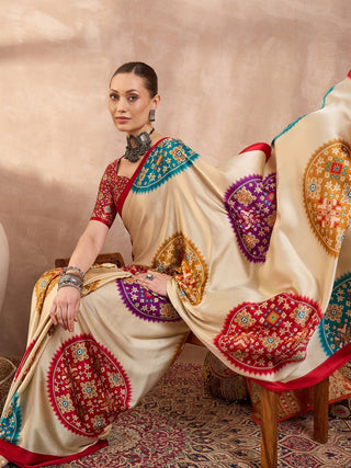 Navisha Lightweight Semi Modal Saree for Festive Occasions ClothsVilla