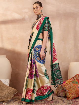 Navisha Lightweight Semi Modal Saree for Festive Occasions ClothsVilla