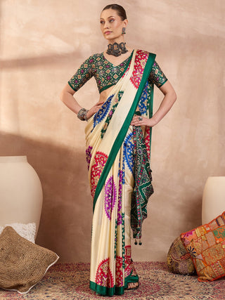 Navisha Lightweight Semi Modal Saree for Festive Occasions ClothsVilla