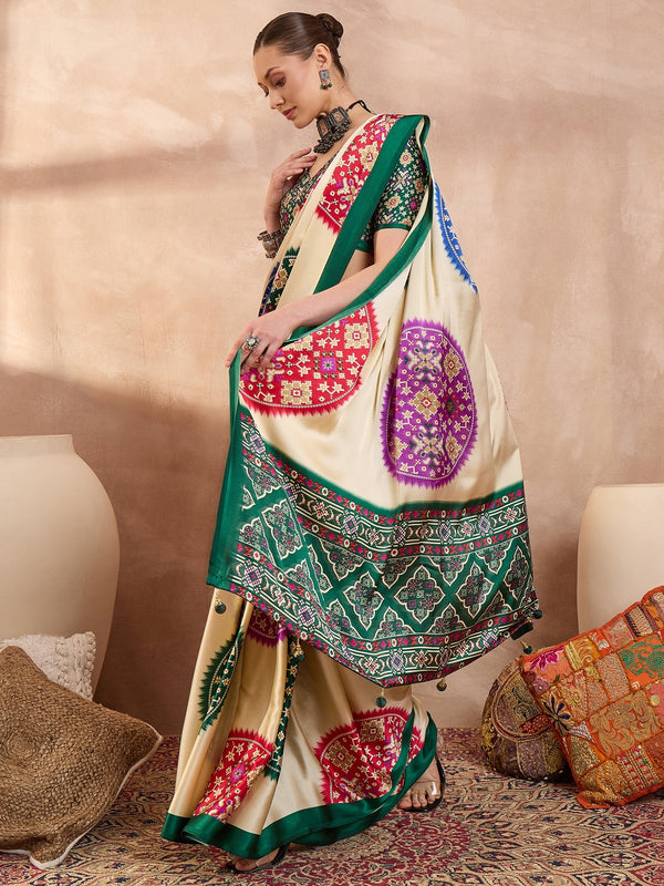 Navisha Lightweight Semi Modal Saree for Festive Occasions ClothsVilla