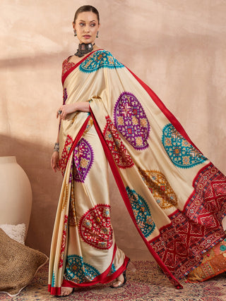 Navisha Lightweight Semi Modal Saree for Festive Occasions ClothsVilla