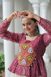 Load image into Gallery viewer, Navratri Special Kora Cotton Gota Patti Lehenga with Bandhani Kutchi Gamthi Work Blouse – Full Stitched Set ClothsVilla