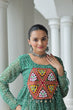 Load image into Gallery viewer, Navratri Special Kora Cotton Gota Patti Lehenga with Bandhani Kutchi Gamthi Work Blouse – Full Stitched Set ClothsVilla