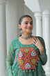 Load image into Gallery viewer, Navratri Special Kora Cotton Gota Patti Lehenga with Bandhani Kutchi Gamthi Work Blouse – Full Stitched Set ClothsVilla