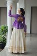 Load image into Gallery viewer, Navratri Special Kora Cotton Gota Patti Lehenga with Bandhani Kutchi Gamthi Work Blouse – Full Stitched Set ClothsVilla