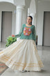 Load image into Gallery viewer, Navratri Special Kora Cotton Gota Patti Lehenga with Bandhani Kutchi Gamthi Work Blouse – Full Stitched Set ClothsVilla