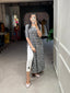 Navy Blue Color Classy & Comfy Rayon Cotton Nayra Kurti with Foil Print and Tassels ClothsVilla