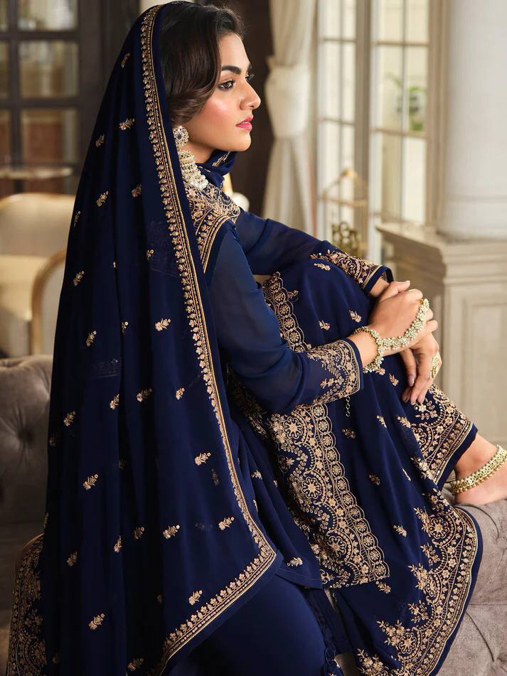 Lehengas | New 3 Pc Red Pakistani Indian Bridal Lehenga Designer Silk  Lengha Wedding Dress | Poshmark