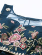 Load image into Gallery viewer, Navy Blue Net Sequinse Work Semi-Stitched Lehenga &amp; Unstitched Blouse, Dupatta Clothsvilla