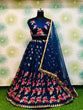 Load image into Gallery viewer, Navy Blue Royal Heavy Net Embroidered Lehenga Set – Zari &amp; Thread Work ClothsVilla