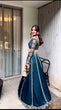Load image into Gallery viewer, Blue Stunning Malai Silk Lehenga Set with Sequins &amp; Zari Work — The Perfect Fit in a Mesmerizing Hue ClothsVilla