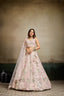 Net Sequins Embroidered Semi-Stitched Lehenga & Unstitched Blouse With Dupatta Clothsvilla