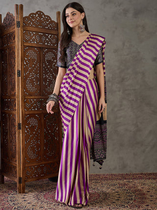 Nivara Premium Semi Modal Saree for Festive Wear ClothsVilla