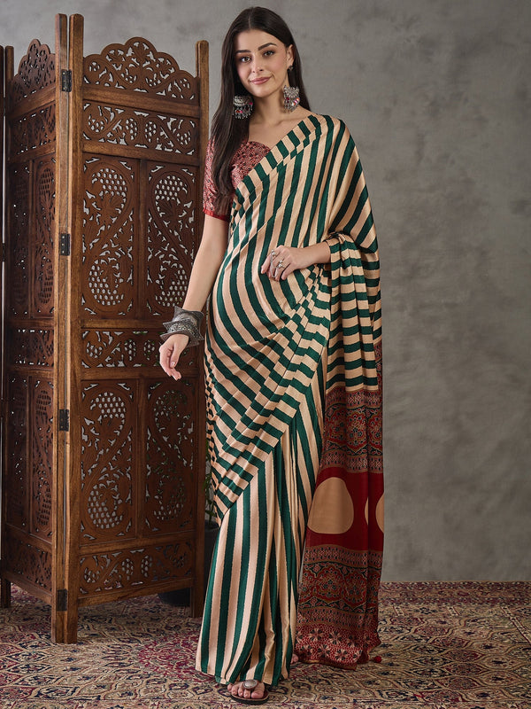 Nivara Premium Semi Modal Saree for Festive Wear ClothsVilla
