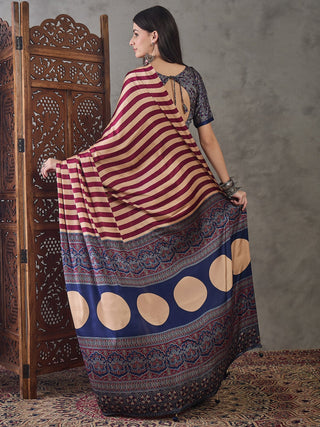 Nivara Premium Semi Modal Saree for Festive Wear ClothsVilla
