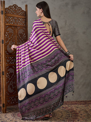 Nivara Premium Semi Modal Saree for Festive Wear ClothsVilla
