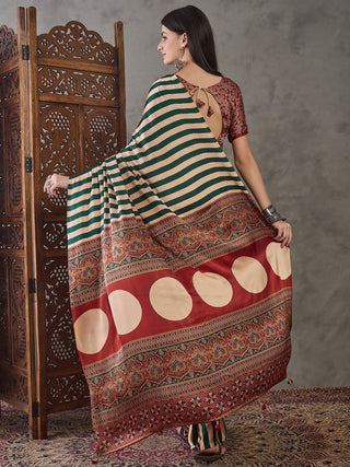 Nivara Premium Semi Modal Saree for Festive Wear ClothsVilla