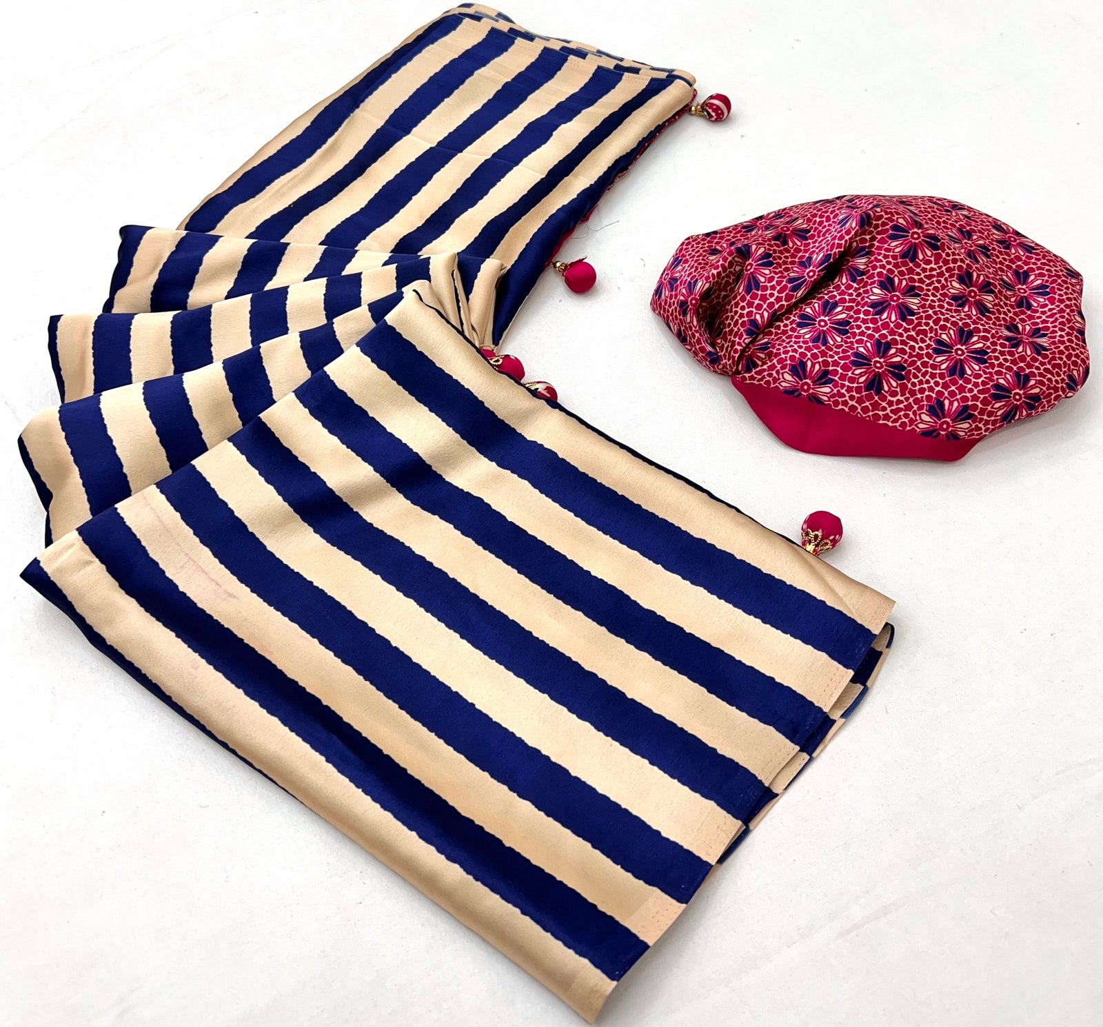Nivara Premium Semi Modal Saree for Festive Wear ClothsVilla