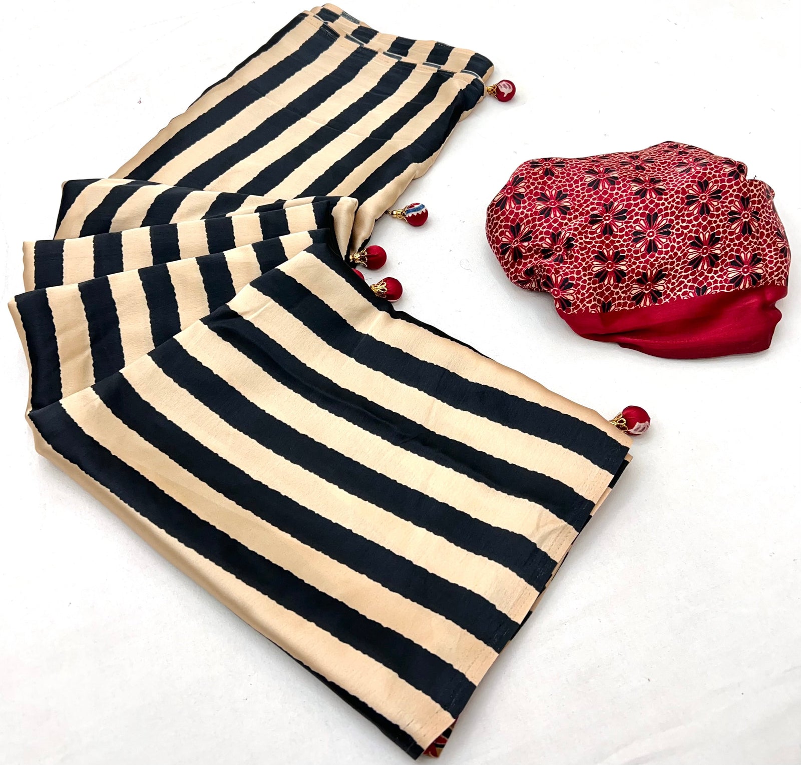 Nivara Premium Semi Modal Saree for Festive Wear ClothsVilla