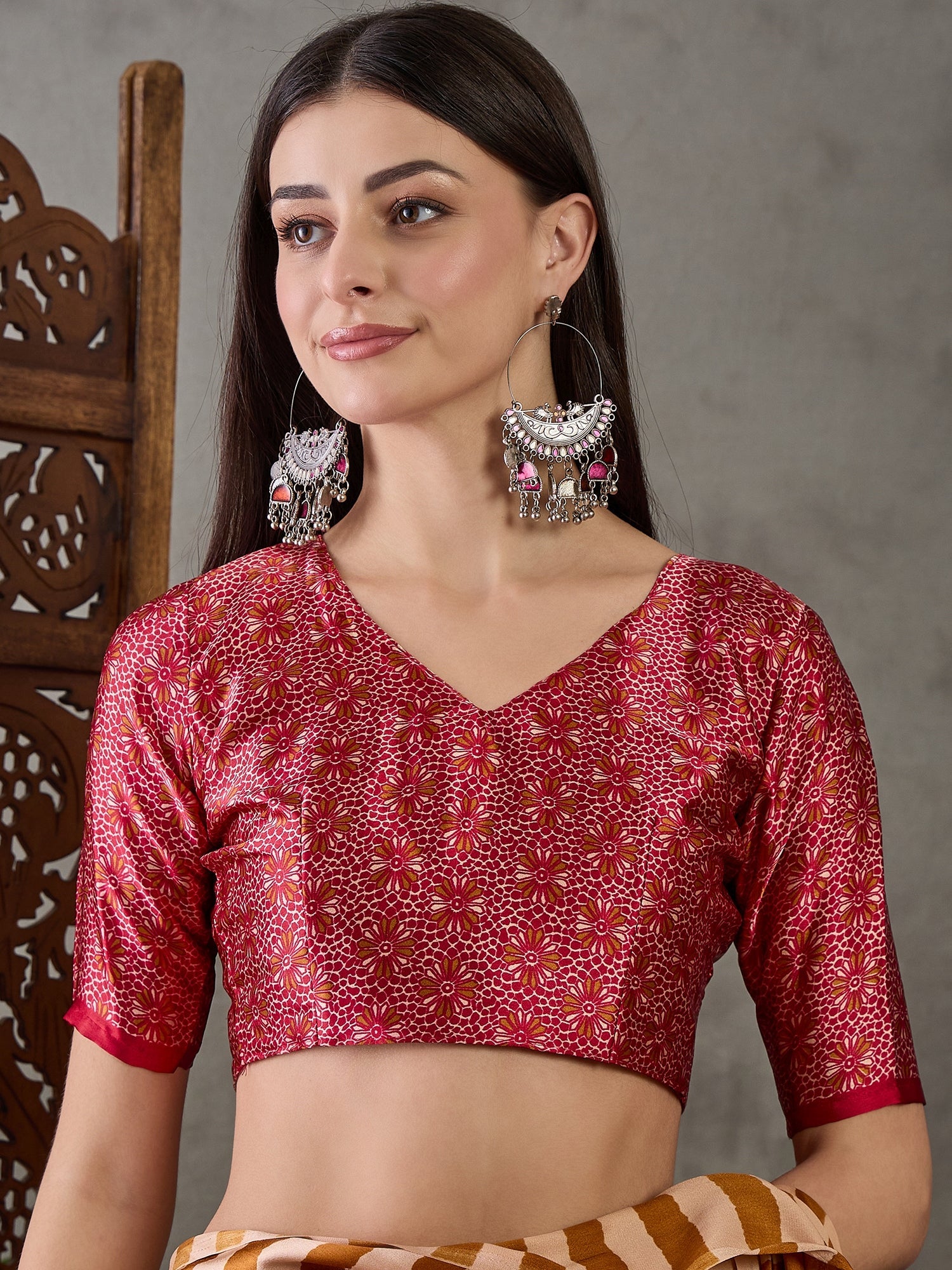 Nivara Premium Semi Modal Saree for Festive Wear ClothsVilla