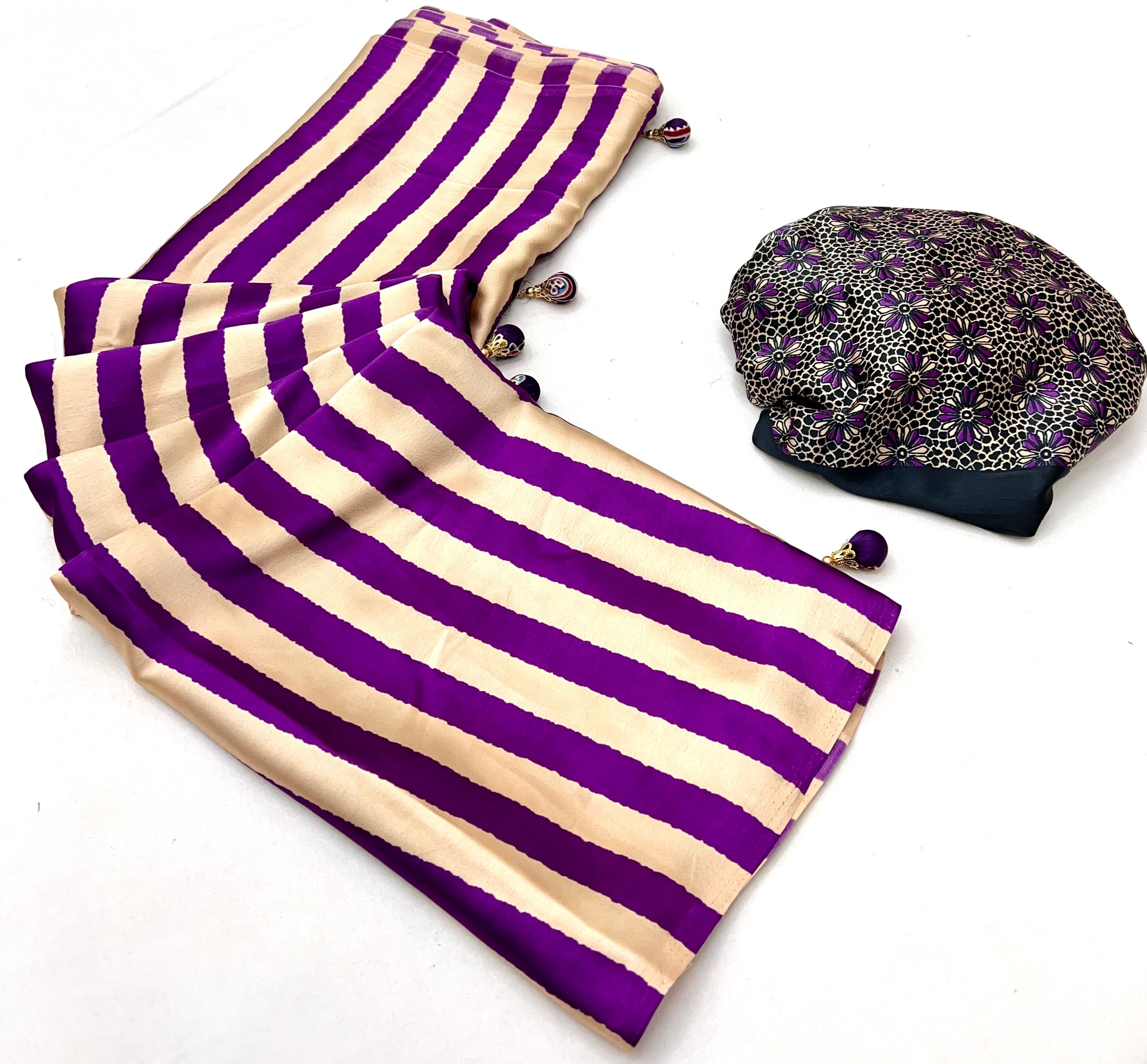 Nivara Premium Semi Modal Saree for Festive Wear ClothsVilla