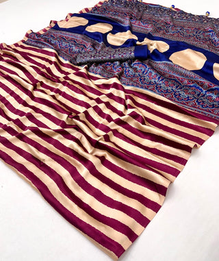 Nivara Premium Semi Modal Saree for Festive Wear ClothsVilla