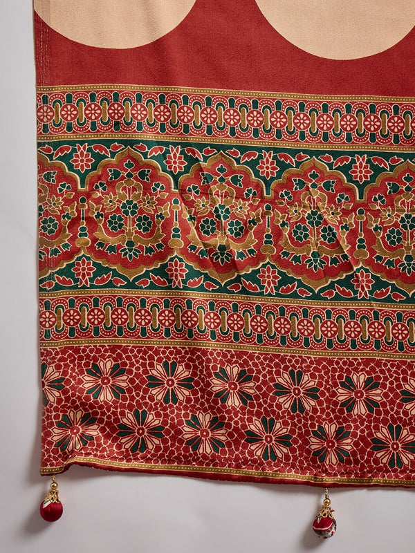 Nivara Premium Semi Modal Saree for Festive Wear ClothsVilla