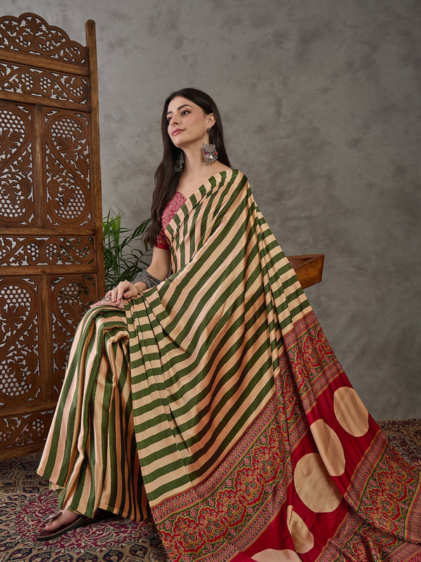 Nivara Premium Semi Modal Saree for Festive Wear ClothsVilla