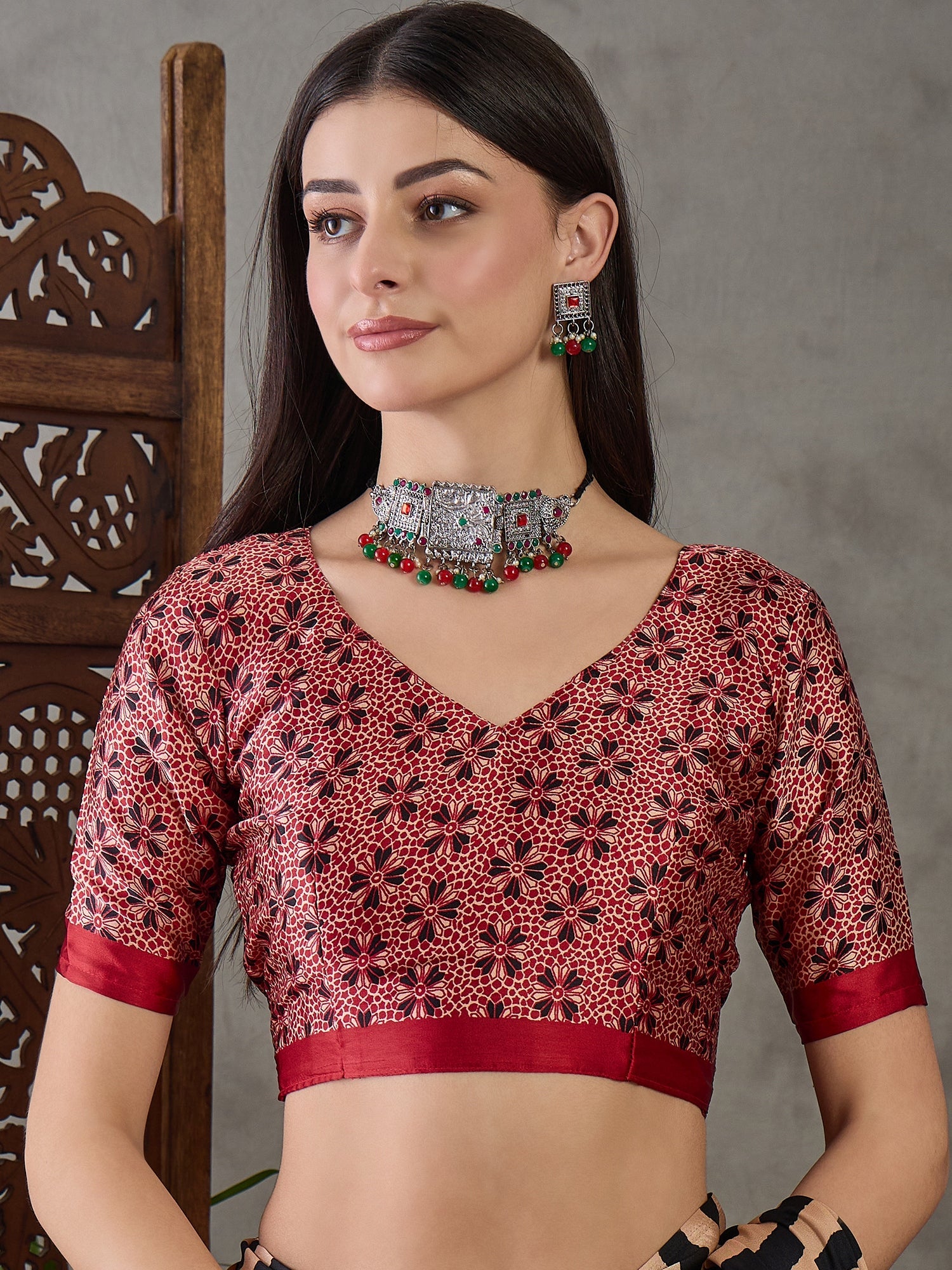 Nivara Premium Semi Modal Saree for Festive Wear ClothsVilla
