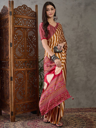 Nivara Premium Semi Modal Saree for Festive Wear ClothsVilla